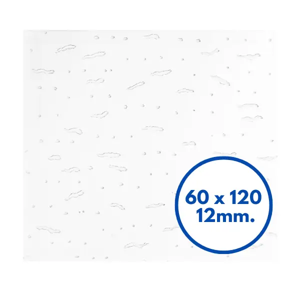 แผ่นฝ้าทีบาร์ ปรุลาย ลดเสียงก้อง KS-101 ขนาด 600 x 1200 x 12มม.