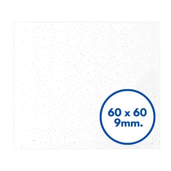 แผ่นฝ้าทีบาร์ ปรุลาย ลดเสียงก้อง KS-201 ขนาด 600 x 600 x 9มม.